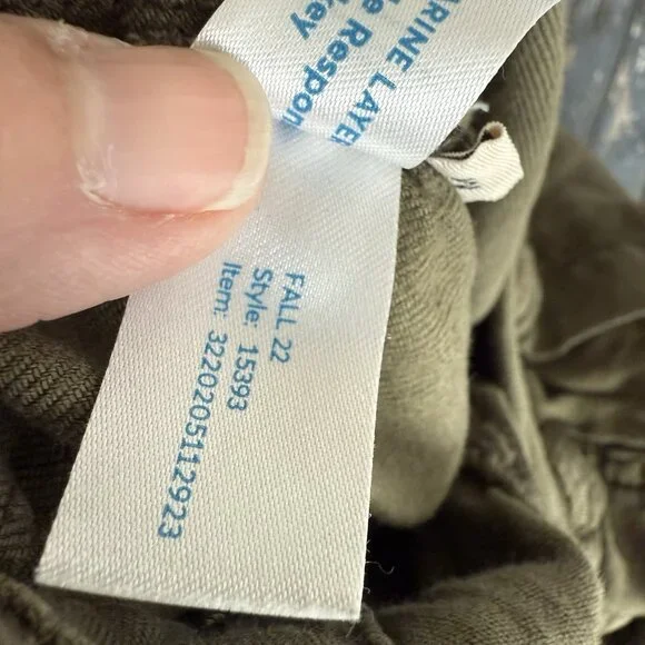 Marine Layer Womens Luna Jogger Pants Medium Green Pull On Soft Stretch Travel - Picture 9 of 10